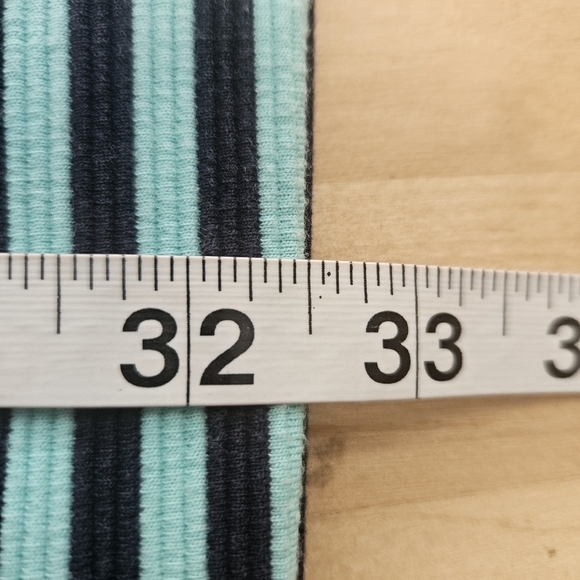 Lilly Pulitzer Briella Dress XS Teal/Navy Stripes Fit & Flare Coastal Preppy - Picture 11 of 14